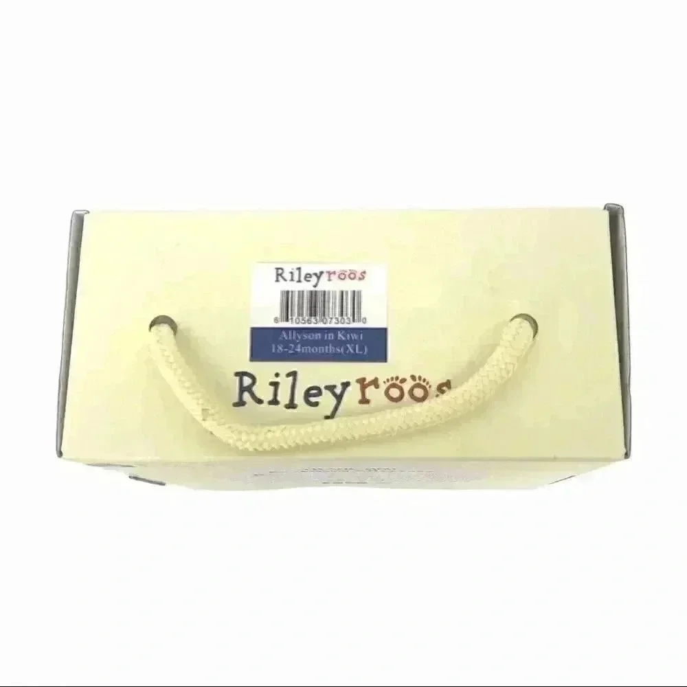 Rileyroos Allyson Easy Walker Flats Kiwi Size 18‑24M Leather NIB Toddler
